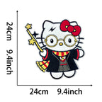Jumbo Cute Cartoon Cat Patches (Iron-On)