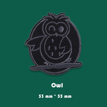 Black Icon Embroidered Patches ② - Multiple Designs Available - CheerCove