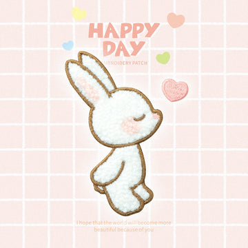 Bunny & Bear Embroidered Patches - Multiple Designs Available - CheerCove