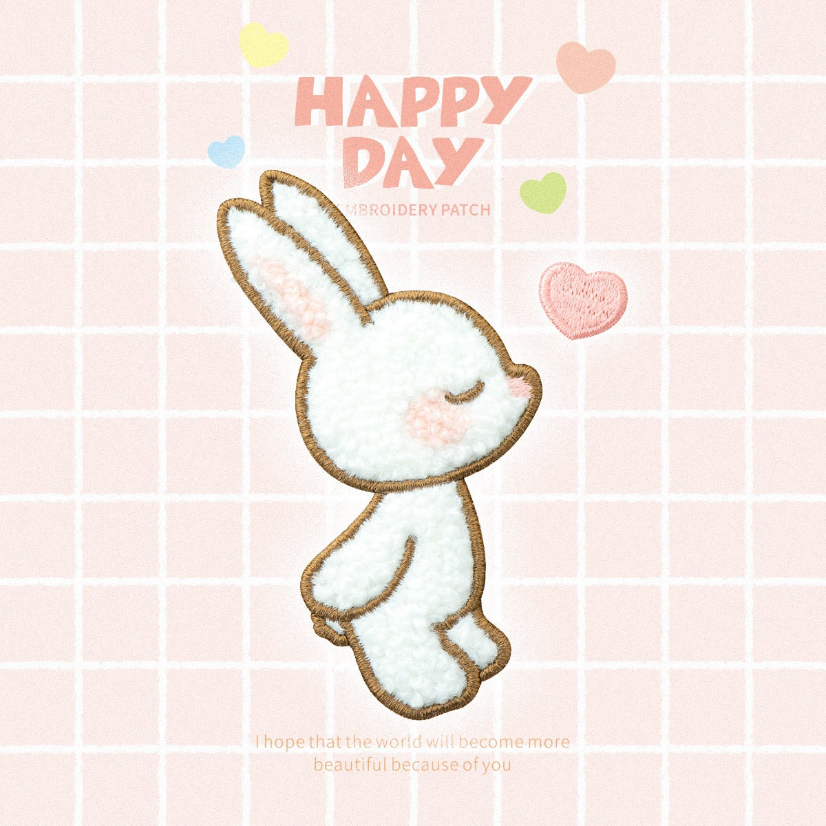 Bunny & Bear Embroidered Patches - Multiple Designs Available - CheerCove