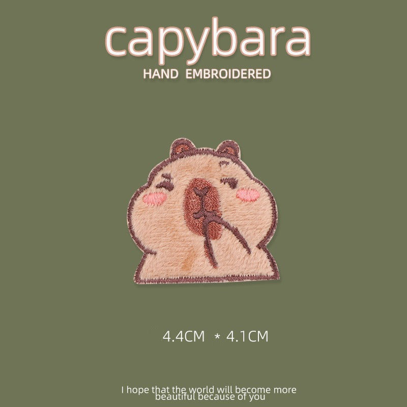 Chill Capybara Patches (Stick-On)