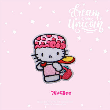 Pink & Cute Kitty Patches (Iron-On)