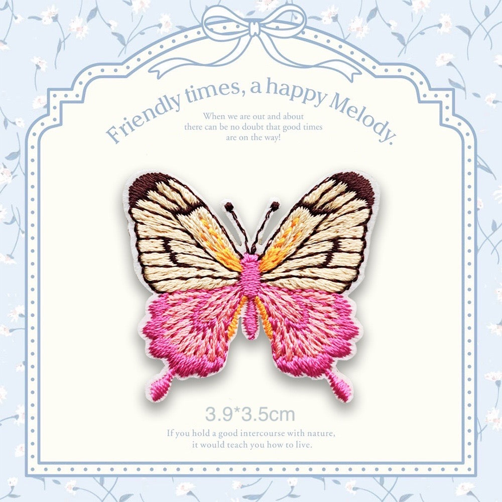 Spring Butterfly Patches (Stick-On)