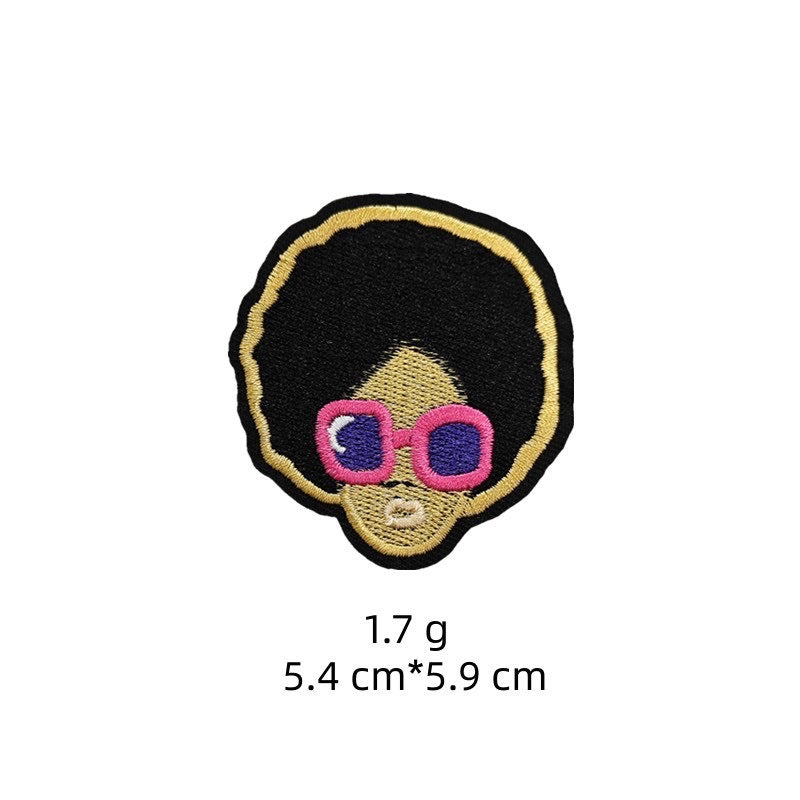 Fashion Girl ① Patches (Iron-On)