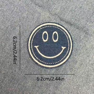 Happy Face Patches (Iron-On)