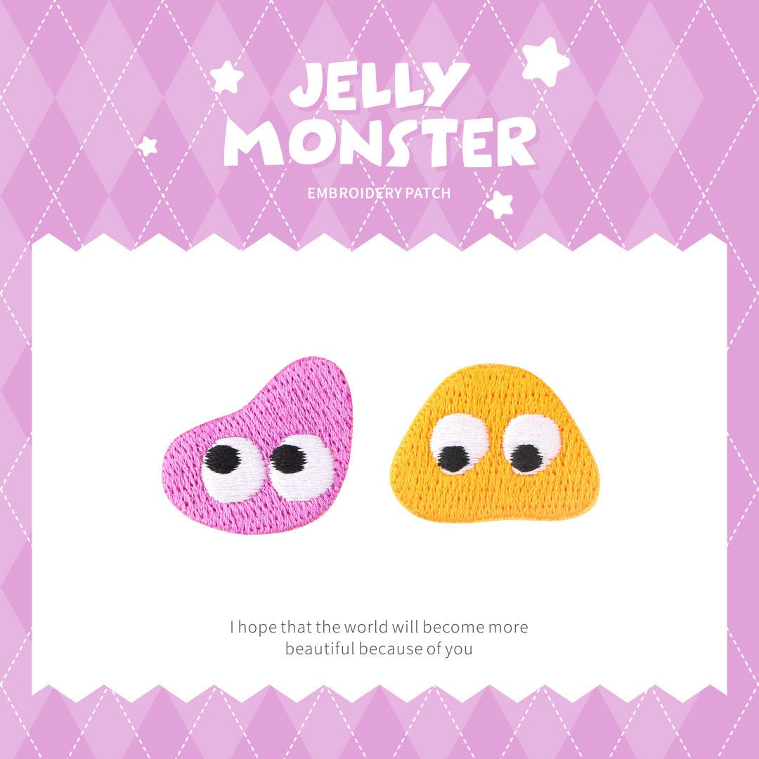 Jelly Monster Embroidered Patches - Multiple Designs Available - CheerCove