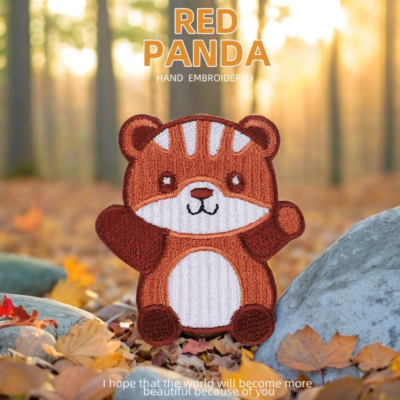 Sunny Red Panda Patches (Stick-On)