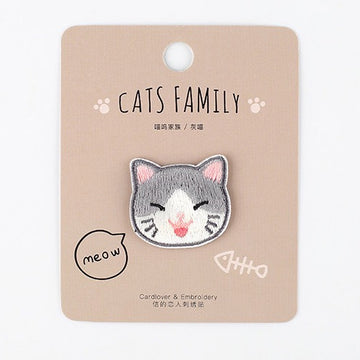 Cats Family Patches (Stick-On)