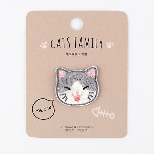 Cats Family Patches (Stick-On)