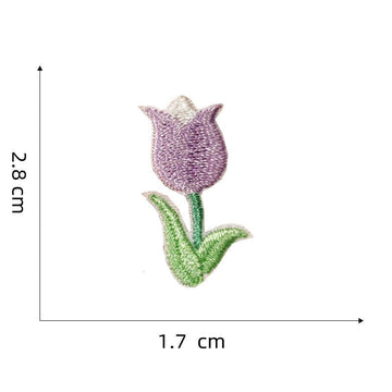 Tulip Embroidered Patches - Multiple Designs Available - CheerCove