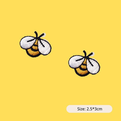 Bees, Daisies & Sunflowers Patches (Iron-On)