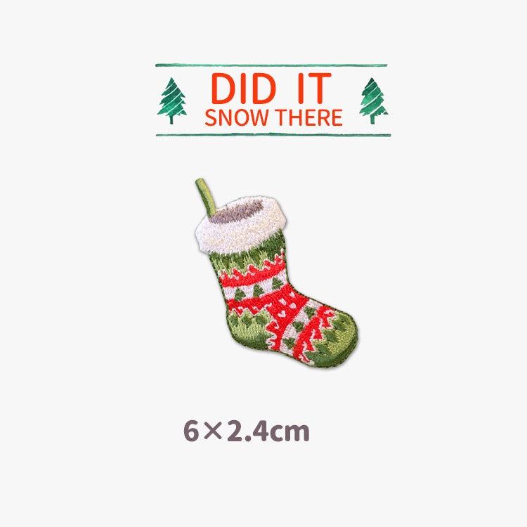 Santa Claus Patches(Stick-On)