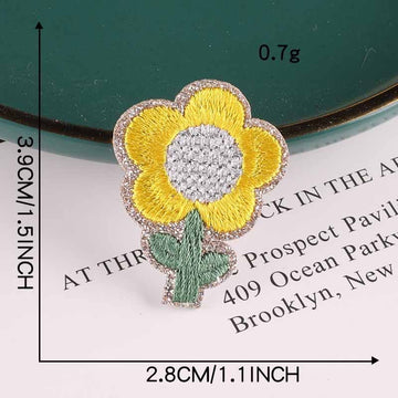 Flower Embroidered Patches - Multiple Designs Available - CheerCove