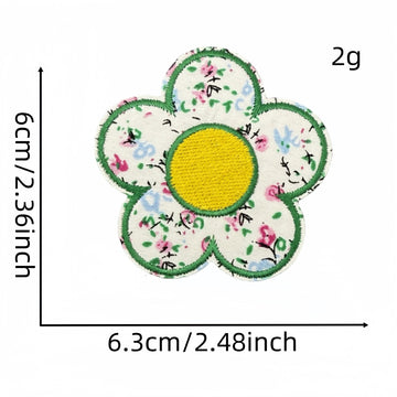Floral Flower Embroidered Patches - Multiple Designs Available - CheerCove