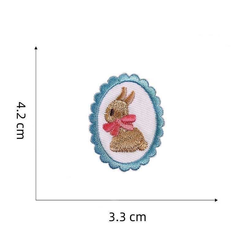 Cartoon Rabbit Embroidered Patches - Multiple Designs Available - CheerCove