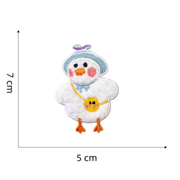 Cartoon Duck Embroidered Patches - Multiple Designs Available - CheerCove