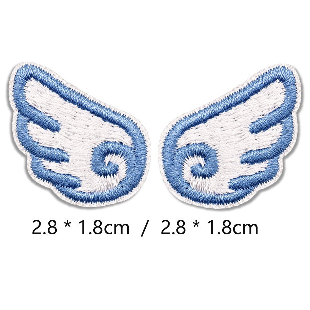 Mini Angel Wings Stick-On Embroidered Patches | CheerCove