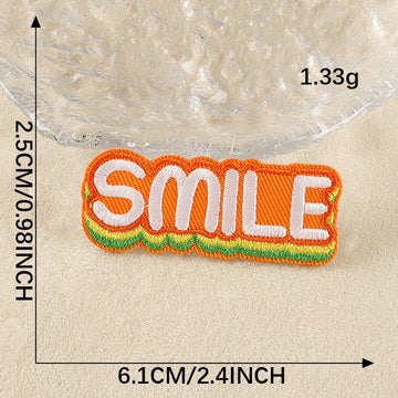 Everyday Words Embroidered Patches ③ - Multiple Designs Available - CheerCove