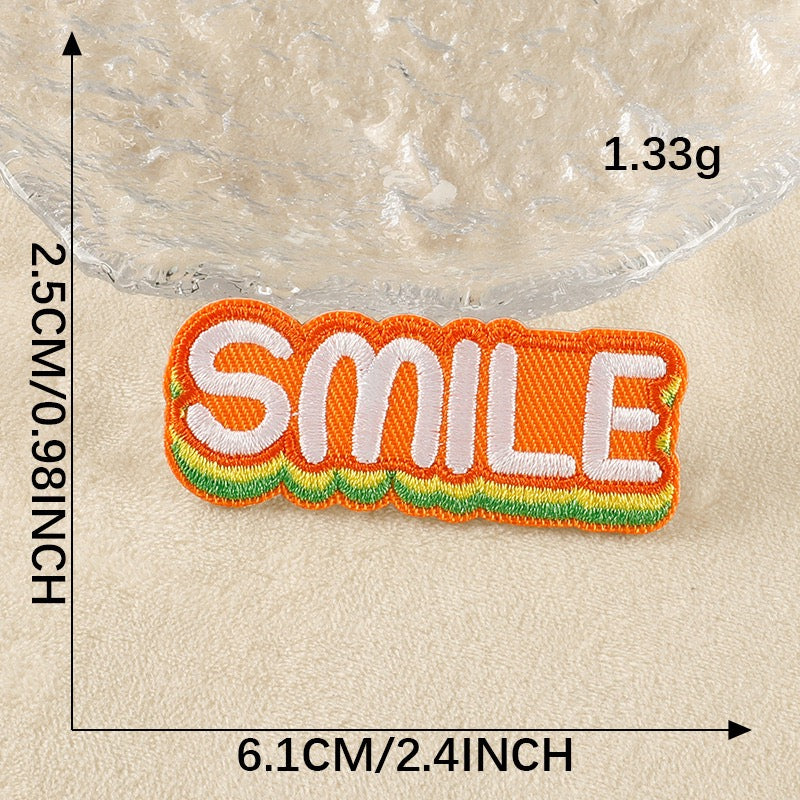 Everyday Words Embroidered Patches ③ - Multiple Designs Available - CheerCove