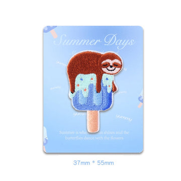 Summer Animal Popsicle Embroidered Patches - Multiple Designs Available - CheerCove