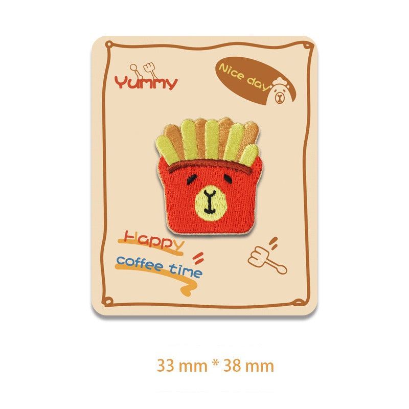 Happy Capybara Coffee Time Embroidered Patches - Multiple Designs Available - CheerCove