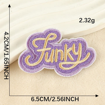 Rainbow Words Embroidered Patches ② - Multiple Designs Available - CheerCove