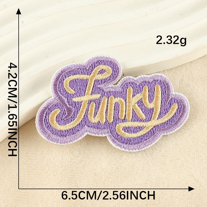 Rainbow Words Embroidered Patches ② - Multiple Designs Available - CheerCove