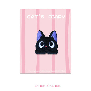 Cat's Diary Embroidered Patches - Multiple Designs Available - CheerCove