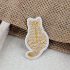 Cute Cat from Behind Patches(Stick-On)