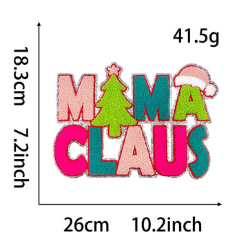 Jumbo Christmas Patches (Iron-On)