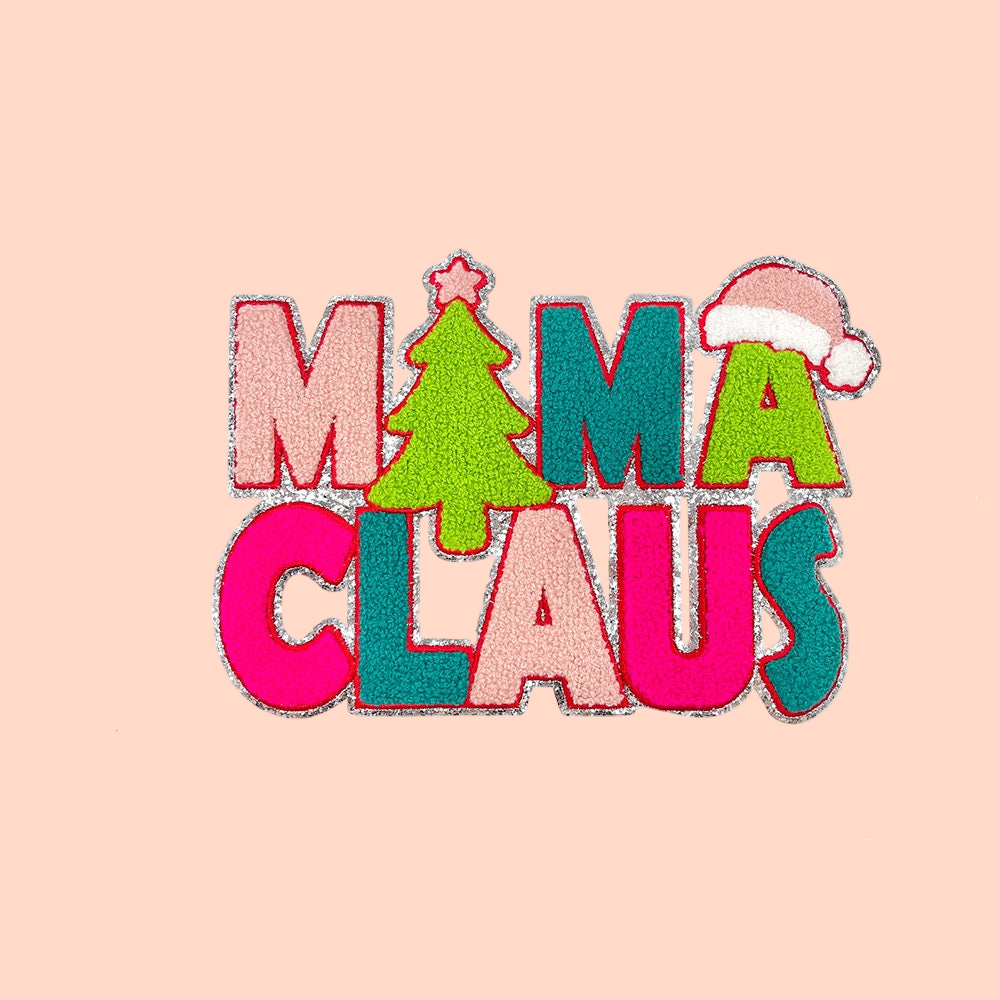 Jumbo Christmas Patches (Iron-On)