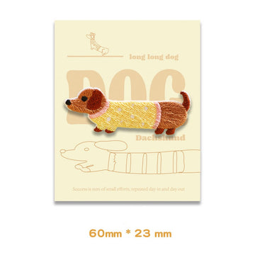 Wiener Dog Embroidered Patches - Multiple Designs Available - CheerCove