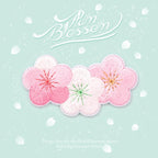 Oriental Plum Blossom Embroidered Patches - Multiple Designs Available - CheerCove