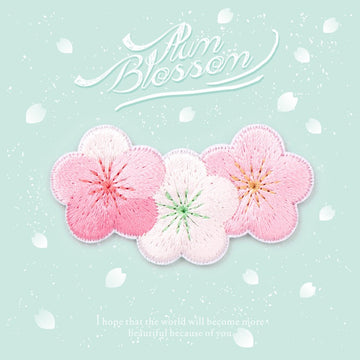 Oriental Plum Blossom Embroidered Patches - Multiple Designs Available - CheerCove