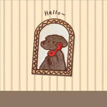 Pets in Art Style Patches(Stick-On)