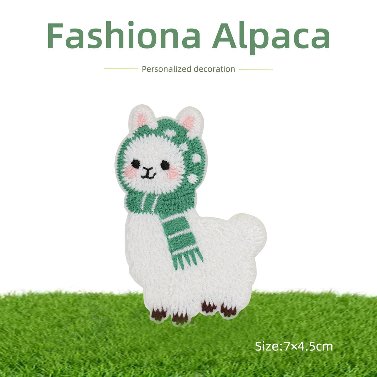 Fluffy Alpaca Patches (Stick-On)
