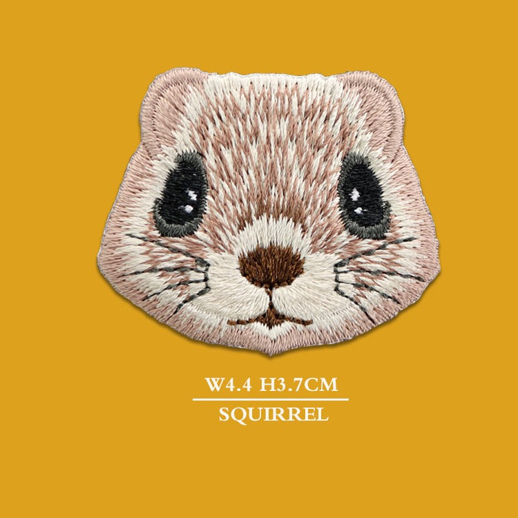 Animal Portrait Patches (Stick-On)