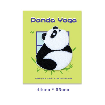 Panda Yoga Embroidered Patches - Multiple Designs Available - CheerCove