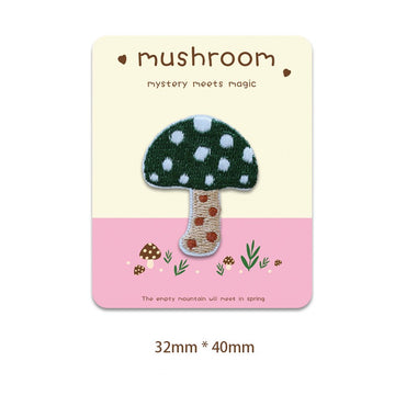 Colorful Mushroom Embroidered Patches - Multiple Designs Available - CheerCove