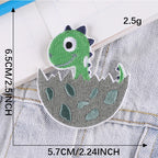 Dinosaur Embroidered Patches - Multiple Designs Available - CheerCove