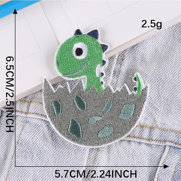Dinosaur Embroidered Patches - Multiple Designs Available - CheerCove