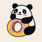 Panda ① Patches (Iron-On)