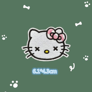 Bow-Tied Kitten Patches (Stick-On)