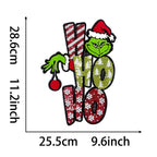 Jumbo Grinchmas Patches (Iron-On)