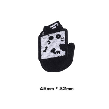 Black Kitty Embroidered Patches - Multiple Designs Available - CheerCove