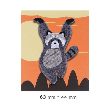 Kung Fu Raccoon Embroidered Patches - Multiple Designs Available - CheerCove