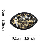 Holographic Leopard Rugby Patches (Iron-On) - CheerCove