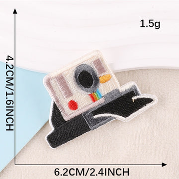 Camera Embroidered Patches - Multiple Designs Available - CheerCove