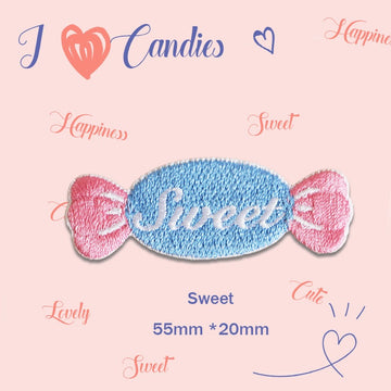 Candy Embroidered Patches - Multiple Designs Available - CheerCove