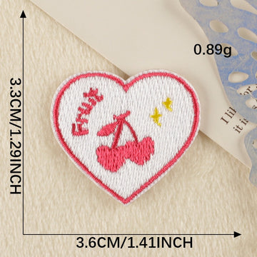 Heart Embroidered Patches ② - Multiple Designs Available - CheerCove